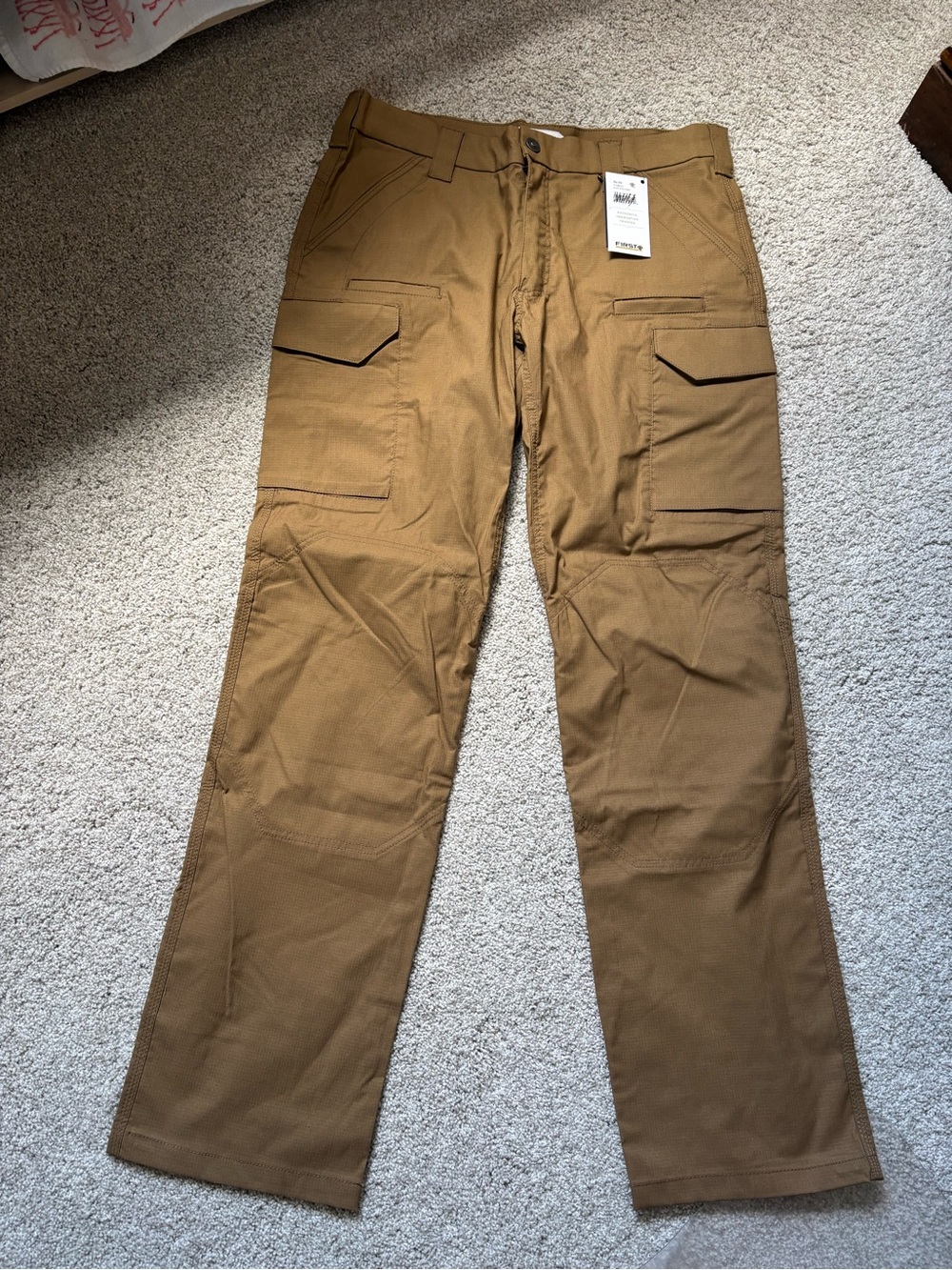 First Tactical V2 Mens Pants NWT Tan Brown Cargo Utility Authentic Durable